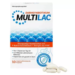 MULTILAC Intestinal Synbiotic enteric capsules, 10 pcs