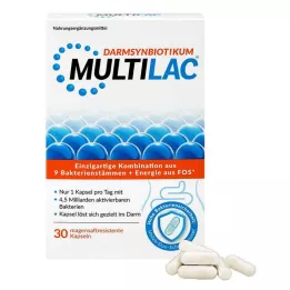 MULTILAC Intestinal Synbiotic enteric capsules, 30 pcs