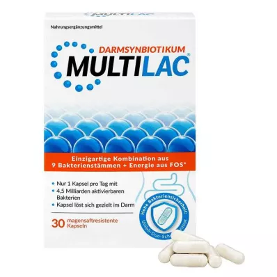 MULTILAC Intestinal Synbiotic enteric capsules, 30 pcs MULTILAC Intestinal Synbiotic enteric capsules, 30 pcs