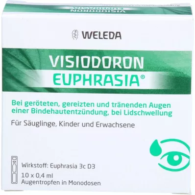 VISIODORON Euphrasia eye drops, 10X0.4 ml