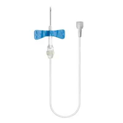 Venofix Safety Venenpunkt.23 G 0.65x19mm 30cm blue, 1 pc