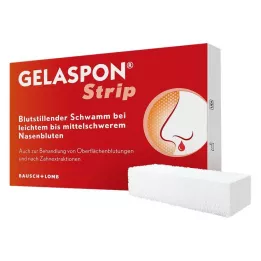 GELASPON Strip 1x1x4 cm gelatine sponge, 4 pcs