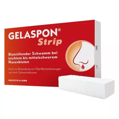 GELASPON Strip 1x1x4 cm gelatine sponge, 4 pcs