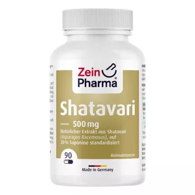 SHATAVARI Extract 20 % 500 mg Capsules, 90 pcs