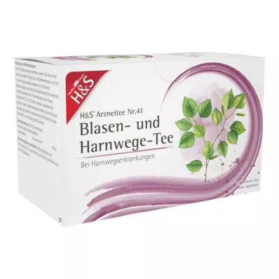 H&S® Bladder and Urinary Tract Tea Filter Bags, 20X2 g H&S® Bladder and Urinary Tract Tea Filter Bags, 20X2 g