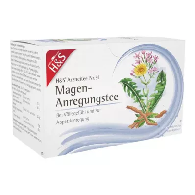 H&amp;S Stomach Stimulating Tea Filter Bag, 20X2.0 g