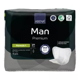 ABENA Man Premium formula 1 inserts, 15 pcs
