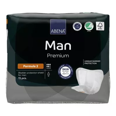 ABENA Man Premium formula 2 inserts, 15 pcs