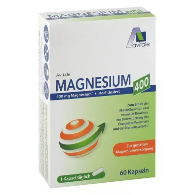MAGNESIUM 400 mg capsules, 60 pcs MAGNESIUM 400 mg capsules, 60 pcs
