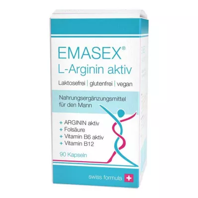 EMASEX L-Arginine Active Capsules, 90 Capsules