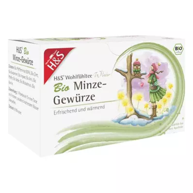 H&S Winter Tea Organic Mint Spices Filter Bag (20x2.0 g) H&S Winter Tea Organic Mint Spices Filter Bag (20x2.0 g)