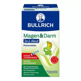 BULLRICH Stomach & Intestine 2in1 Acute Powder Sticks, 12 pcs