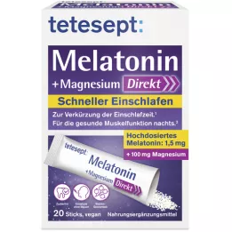 TETESEPT Melatonin+Magnesium Direct Sticks, 20 pcs