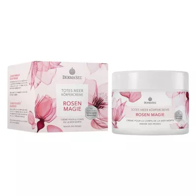 DERMASEL Dead Sea Body Cream Rose Magic, 200 ml
