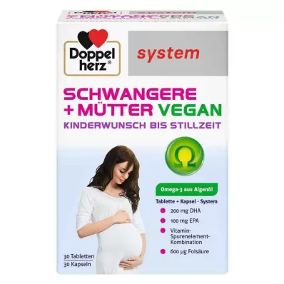 DOPPELHERZ Pregnant+Mothers vegan syst.combipack., 60 pcs DOPPELHERZ Pregnant+Mothers vegan syst.combipack., 60 pcs