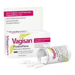 VAGISAN ProbioFlora Lactic Acid Bacteria Vaginal Capsules, 8 pcs