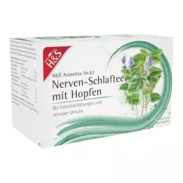 H&S Nerve and Sleep Tea with Hops Filter Bag, 20X1.5 g