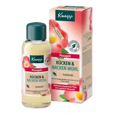 KNEIPP Massage Oil Back & Neck Well, 100 ml KNEIPP Massage Oil Back & Neck Well, 100 ml