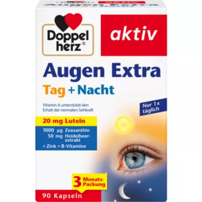 DOPPELHERZ Eyes Extra Day+Night Capsules, 90 Capsules