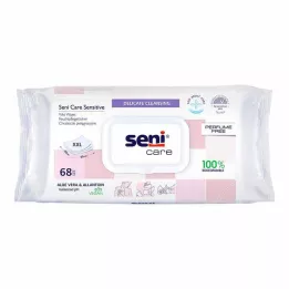 SENI care sensitive moist care wipes, 68 pcs