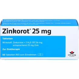 ZINKOROT 25 mg tablets, 50 pcs