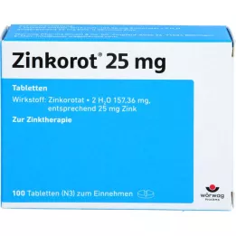 ZINKOROT 25 mg tablets, 100 pc