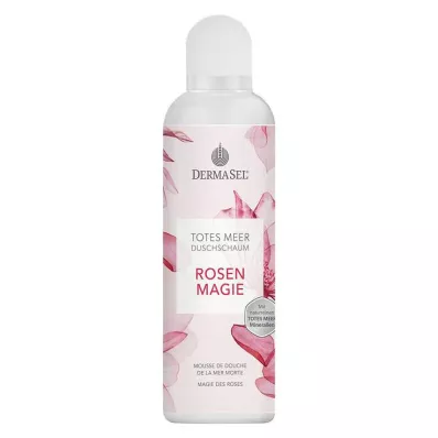 DERMASEL Dead Sea Shower Foam Rose Magic, 200 ml