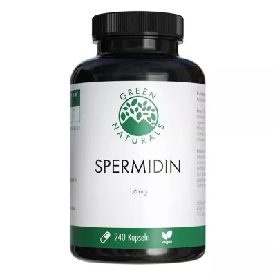 GREEN NATURALS Spermidine 1.6 mg vegan capsules, 240 pcs
