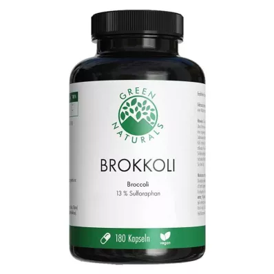 GREEN NATURALS Broccoli+13% Sulforaphane vegan Kps, 180 pcs GREEN NATURALS Broccoli+13% Sulforaphane vegan Kps, 180 pcs