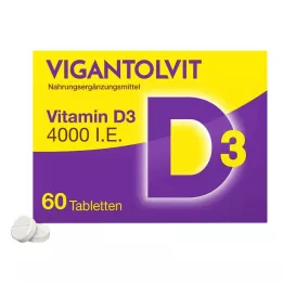 VIGANTOLVIT 4000 I.U. vitamin D3 tablets, 60 pcs