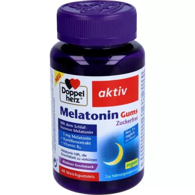 DOPPELHERZ Melatonin Gums, 40 pcs