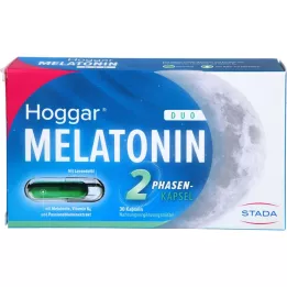HOGGAR Melatonin DUO Sleep Capsules, 30 pcs