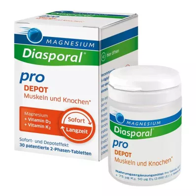 Magnesium Diasporal pro D3 + K2 Depot Muscle + Bone tablets, 30 pcs
