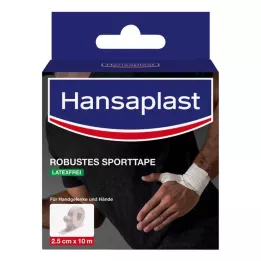 HANSAPLAST Robust sports tape 2.5 cm x 10 m white, 1 pc