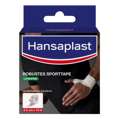 HANSAPLAST Robust sports tape 2.5 cm x 10 m white, 1 pc HANSAPLAST Robust sports tape 2.5 cm x 10 m white, 1 pc