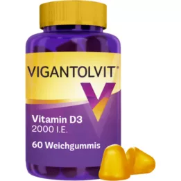 VIGANTOLVIT 2000 I.U. vitamin D3 soft gums, 60 pcs