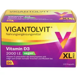 VIGANTOLVIT 2000 I.U. Vitamin D3 vegan soft capsules, 120 pcs