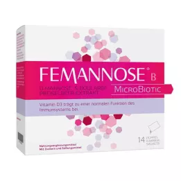 FEMANNOSE B Microbiotic Granules, 14 pcs