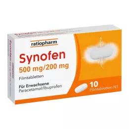 SYNOFEN 500 mg/200 mg film-coated tablets, 10 pcs