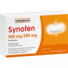 SYNOFEN 500 mg/200 mg film-coated tablets, 20 pcs