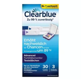 CLEARBLUE Fertility Monitor Test Sticks 30+3, 33 pcs