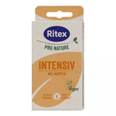 RITEX PRO NATURE INTENSIV vegan condoms, 8 pcs