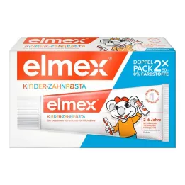 ELMEX Childrens Toothpaste 2-6 years Duo Pack, 2X50 ml