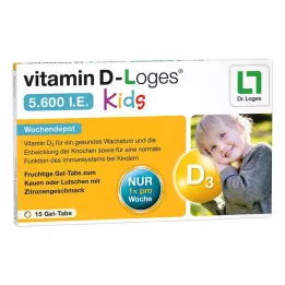 VITAMIN D-LOGES 5,600 I.E. Kids Chewable Tablets, 15 pcs