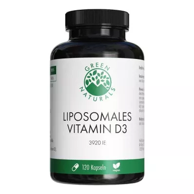 GREEN NATURALS Vitamin D3 liposomal high-dose capsules, 120 pcs GREEN NATURALS Vitamin D3 liposomal high-dose capsules, 120 pcs