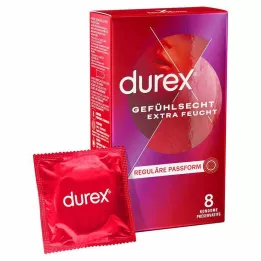 DUREX Sensitive extra moist condoms, 8 pcs