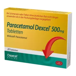 PARACETAMOL Dexcel 500 mg tablets, 20 pc