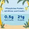 VEGAN MUSCLE Protein Vanilla Protein+Creatine Powder, 600 g