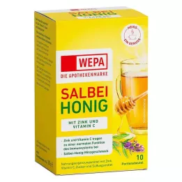 WEPA Sage+Honey+Vitamin C+Zinc Powder, 10X10 g