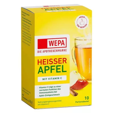 WEPA hot apple+vitamin C powder, 10X10 g WEPA hot apple+vitamin C powder, 10X10 g